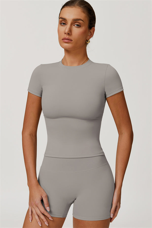 The Oasis T-shirt Shorts 2-Piece Set Grey