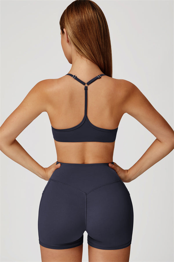 The Propel Sports Bra Shorts 2-Piece Set Tuna