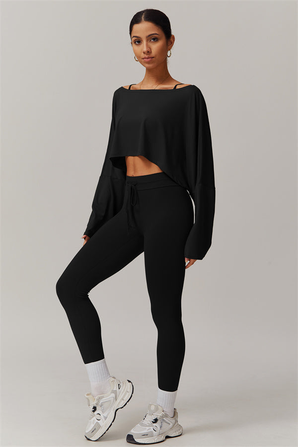 The Resonate Drift Cropped Pullover Leggings 2-Piece Set