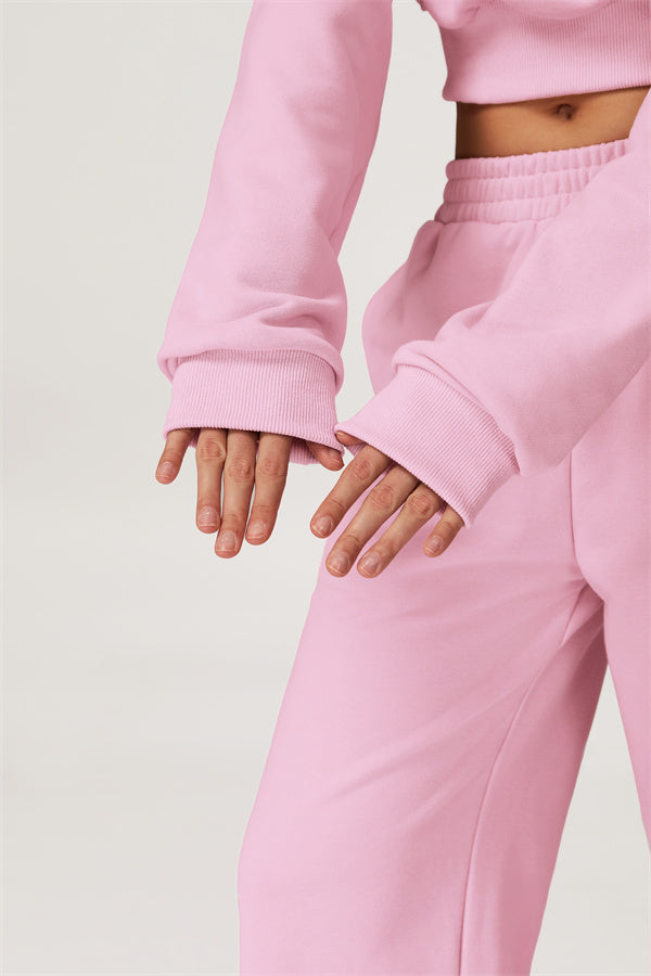 The Axis Crop Hoodie Pants 2-Piece Set