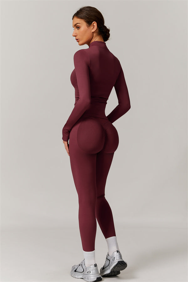 The Nova Luxe Jacket Sports Bra Leggings 3-Piece Set