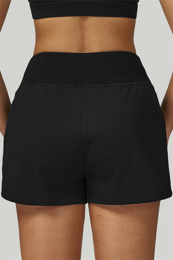 The FlexFit Crop Hoodie Shorts 2-Piece Set