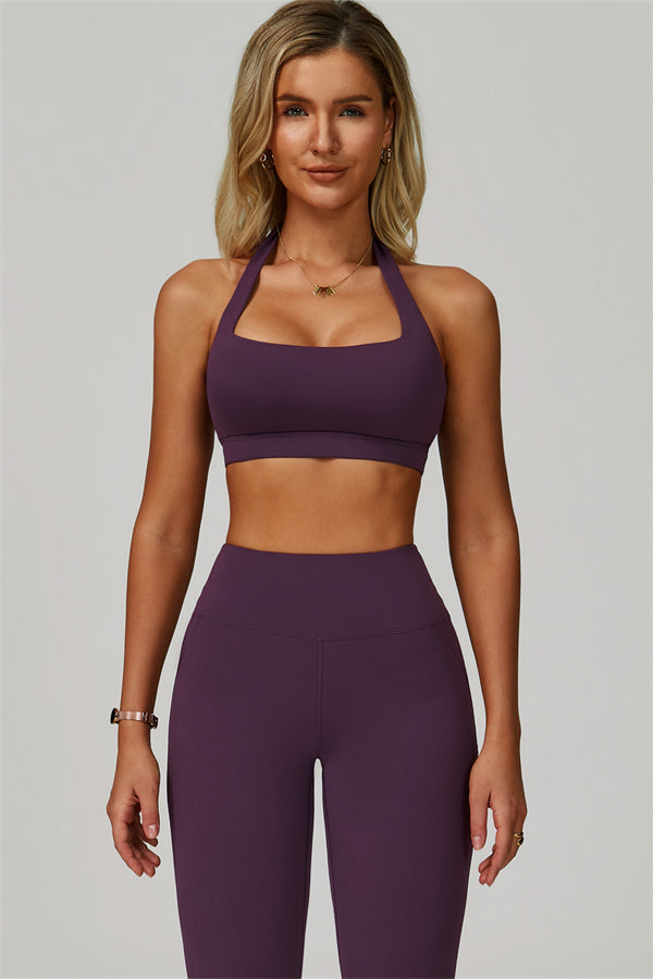 The Bold Halter Sports Bra Leggings 2-Piece Set