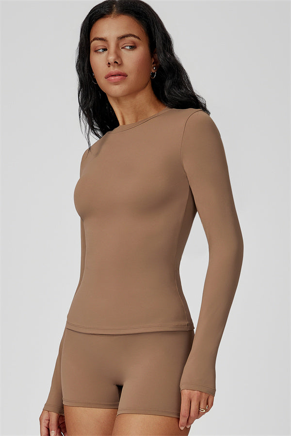 The Oasis Long Sleeve T-shirt Shorts 2-Piece Set
