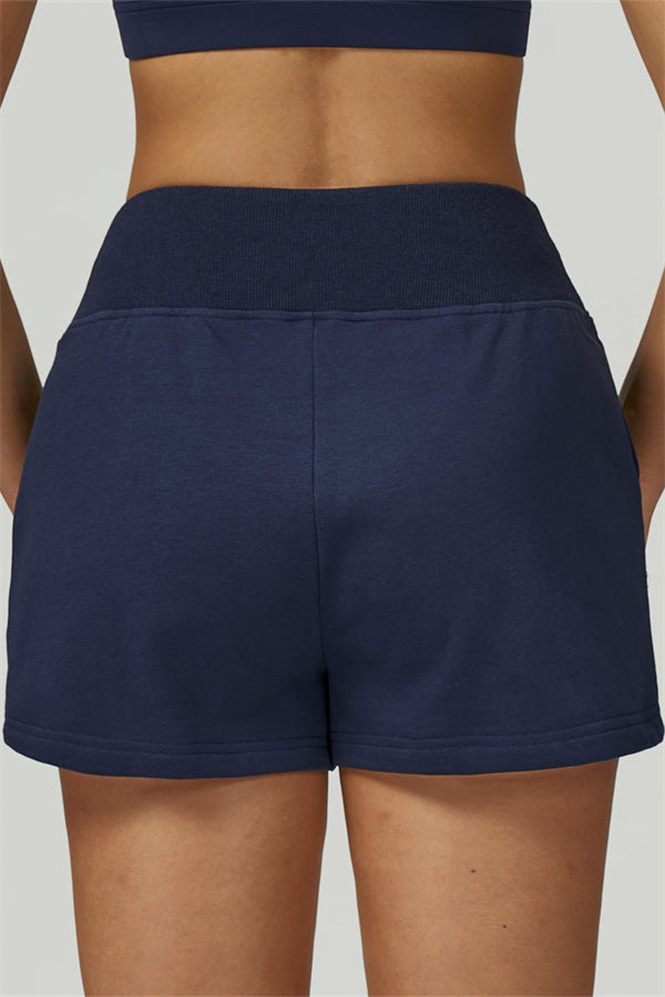 The FlexFit Crop Hoodie Shorts 2-Piece Set