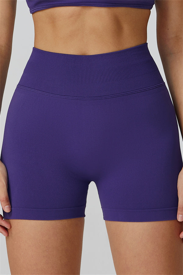 The Reign Long Sleeve Crop Top Shorts 2-Piece Set