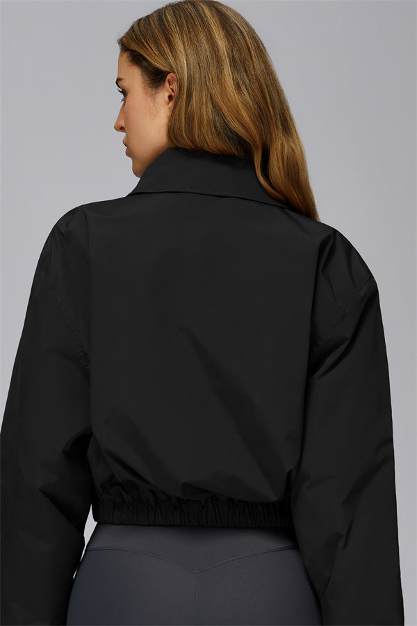The Elle Form Crop Zip Jacket