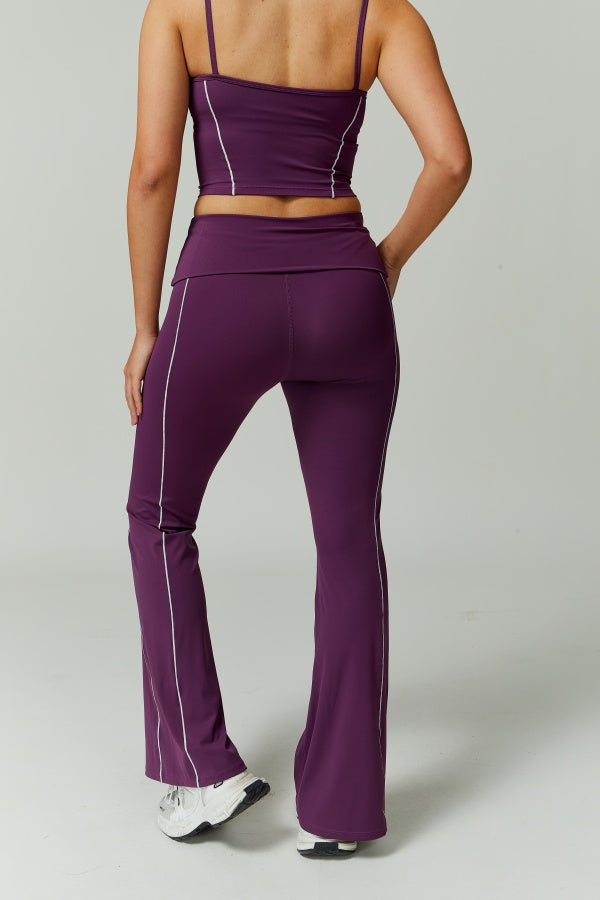 The Radiant Crop Top Flares 2-Piece Set