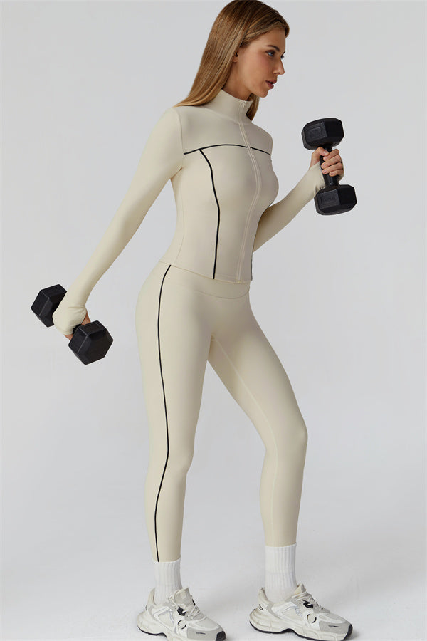 The Venus Zip Longsleeve Top