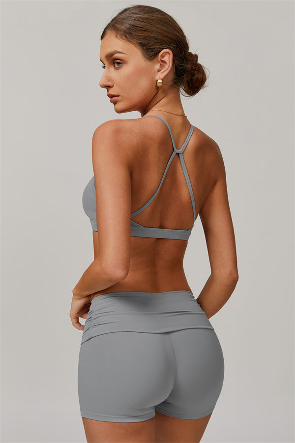 The Juno Star Sports Bra Shorts 2-Piece Set