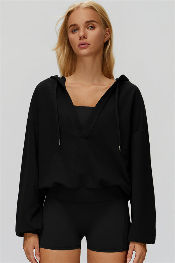 The Fyra V-Neck Hoodie