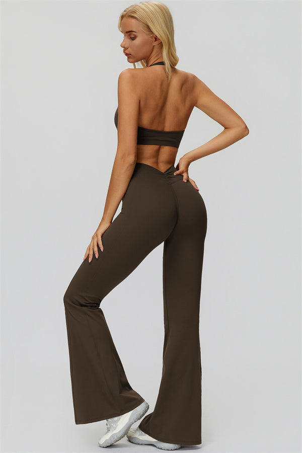 The Fyra Sports Bra Flared Leggings 2-Piece Set