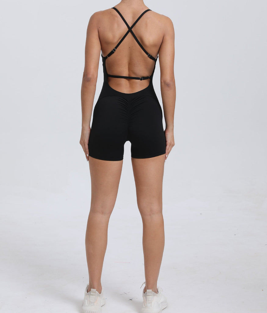 Power Backless Sculpt Romper
