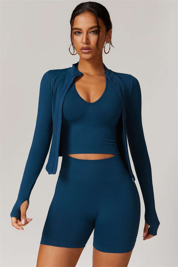 The Delight Jacket Shorts 2-Piece Set