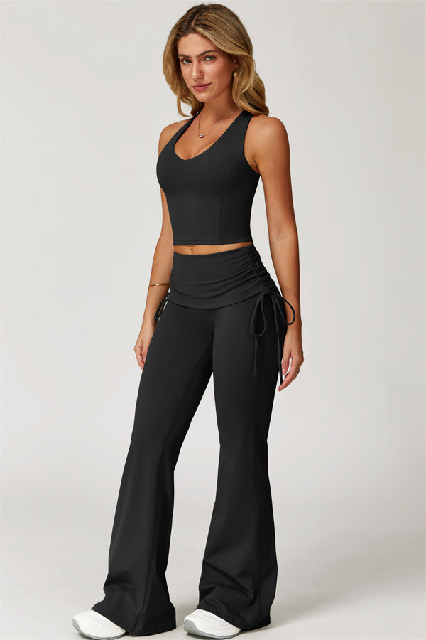 Alani V Top & Flared Folded Set