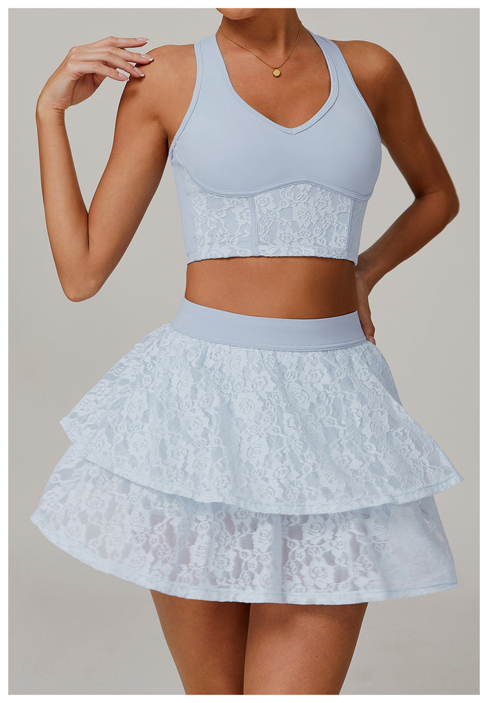 Lace Finest Side Pockets Skort
