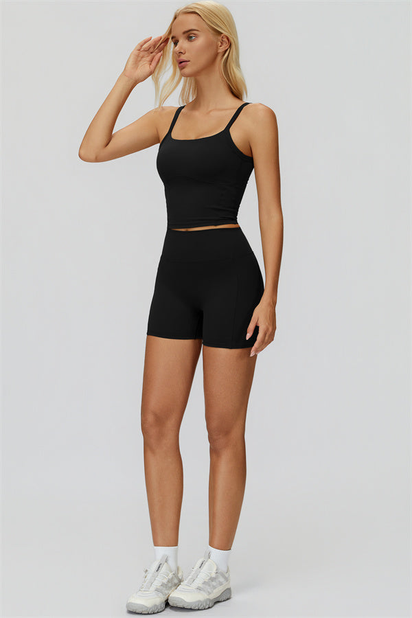 The Fyra Crop Tank Shorts 2-Piece Set