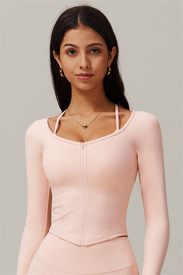 The Revive Crop Top Rose Fog