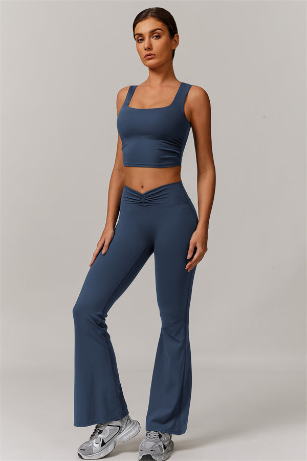 The Balance Crop Top Flares 2-Piece Set
