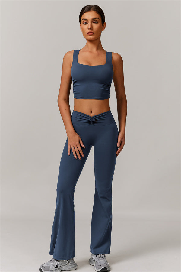 The Balance Crop Top Flares 2-Piece Set