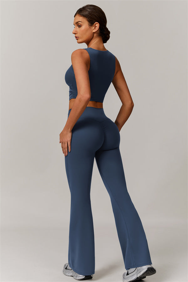 The Balance Crop Top Flares 2-Piece Set