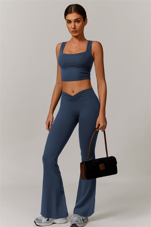 The Balance Crop Top Flares 2-Piece Set