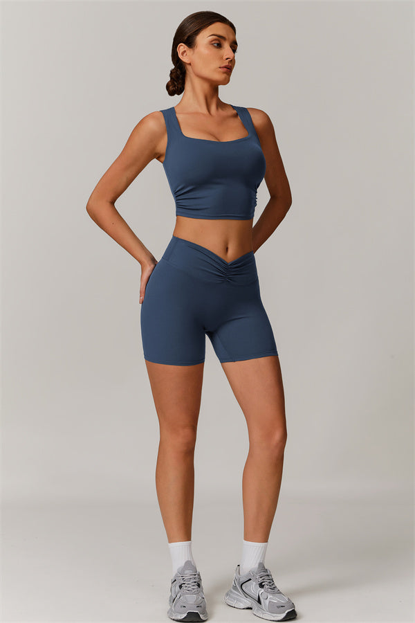 The Balance Crop Top Shorts 2-Piece Set