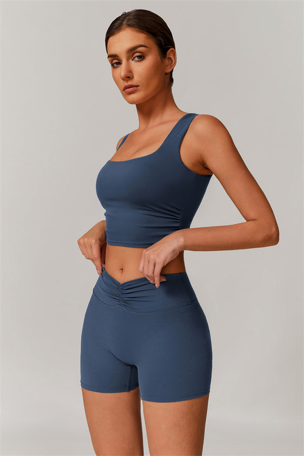 The Balance Crop Top Shorts 2-Piece Set