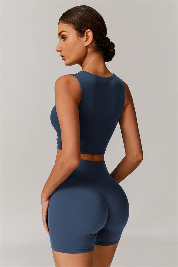 The Balance Crop Top Shorts 2-Piece Set