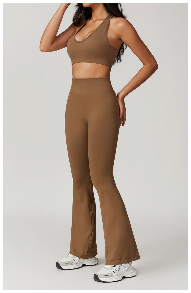 Avery Halter Top & Flared Set