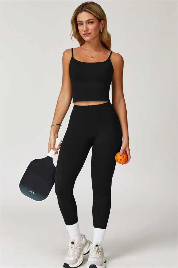 The Agile Crop Top Leggings 2-Piece Set
