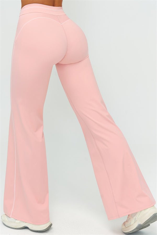 The Amara Flared Leggings Pink