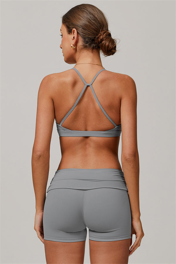 The Juno Star Sports Bra Shorts 2-Piece Set