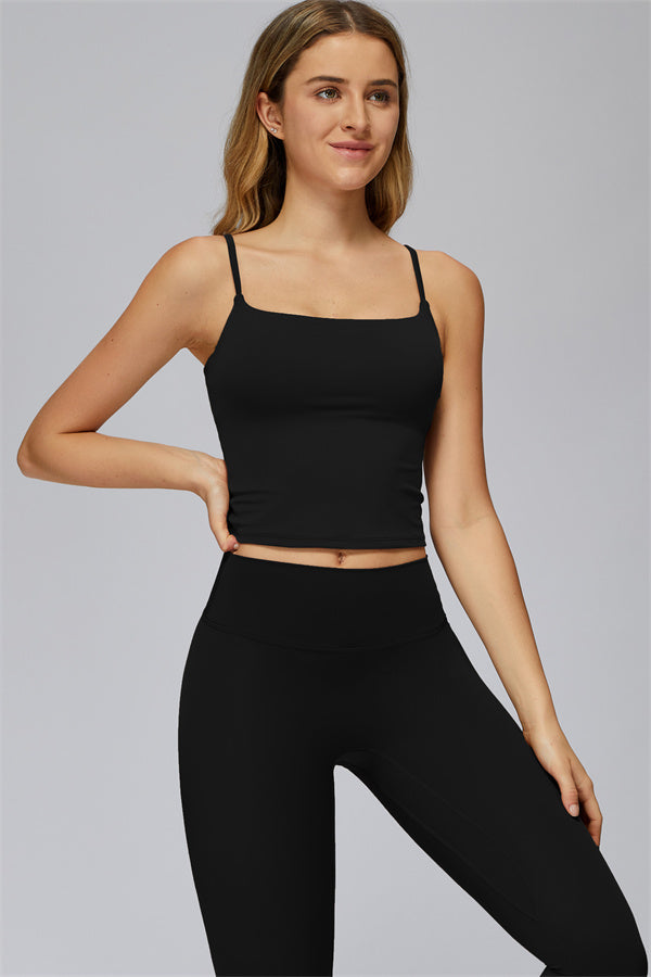 The FlexCore Crop Tank Capri Leggings 2-Piece Set