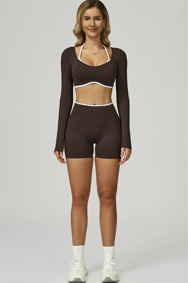 The Prime Line Long Sleeve Crop Top