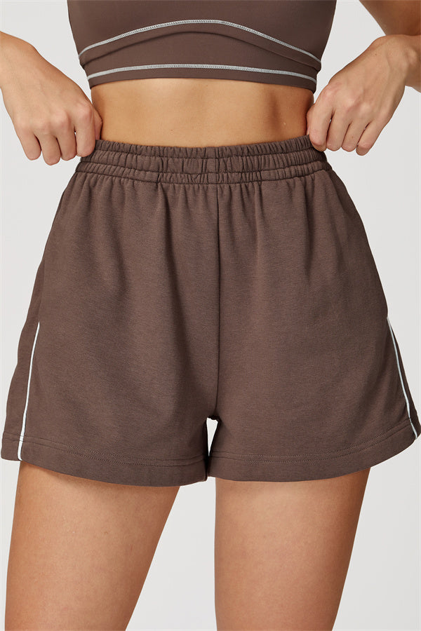 The Amara Lounge Shorts Roman Brown
