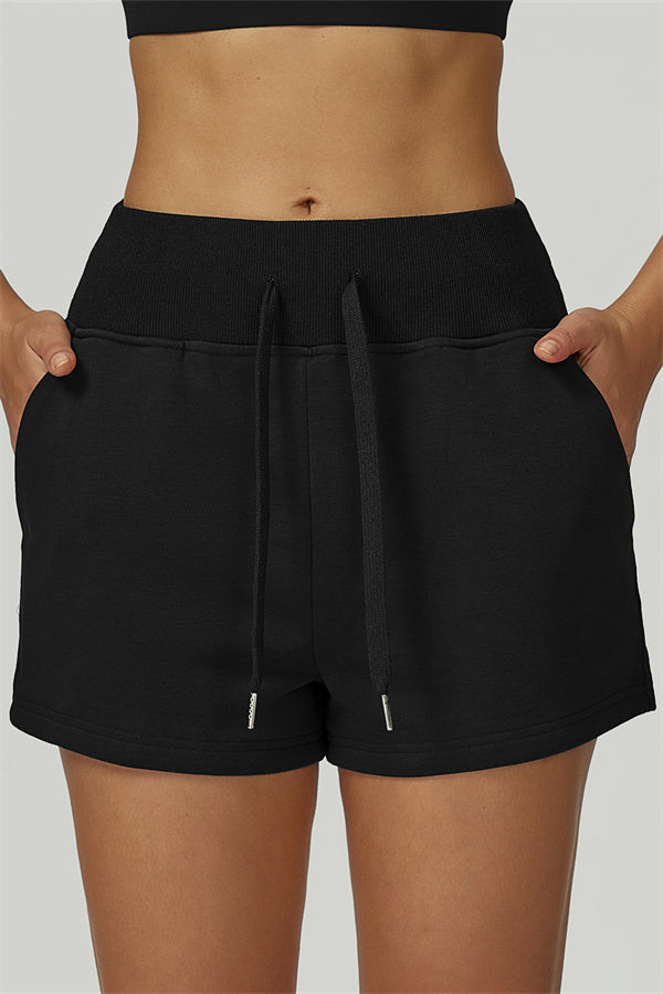 The FlexFit Crop Hoodie Shorts 2-Piece Set