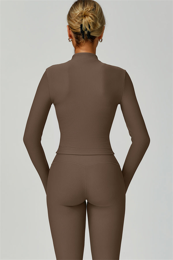 The Burst Jacket Sports Bra Leggings 3-Piece Set