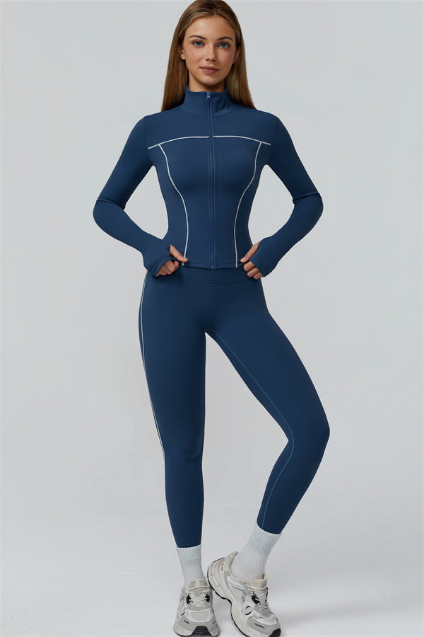The Venus Zip Longsleeve Top