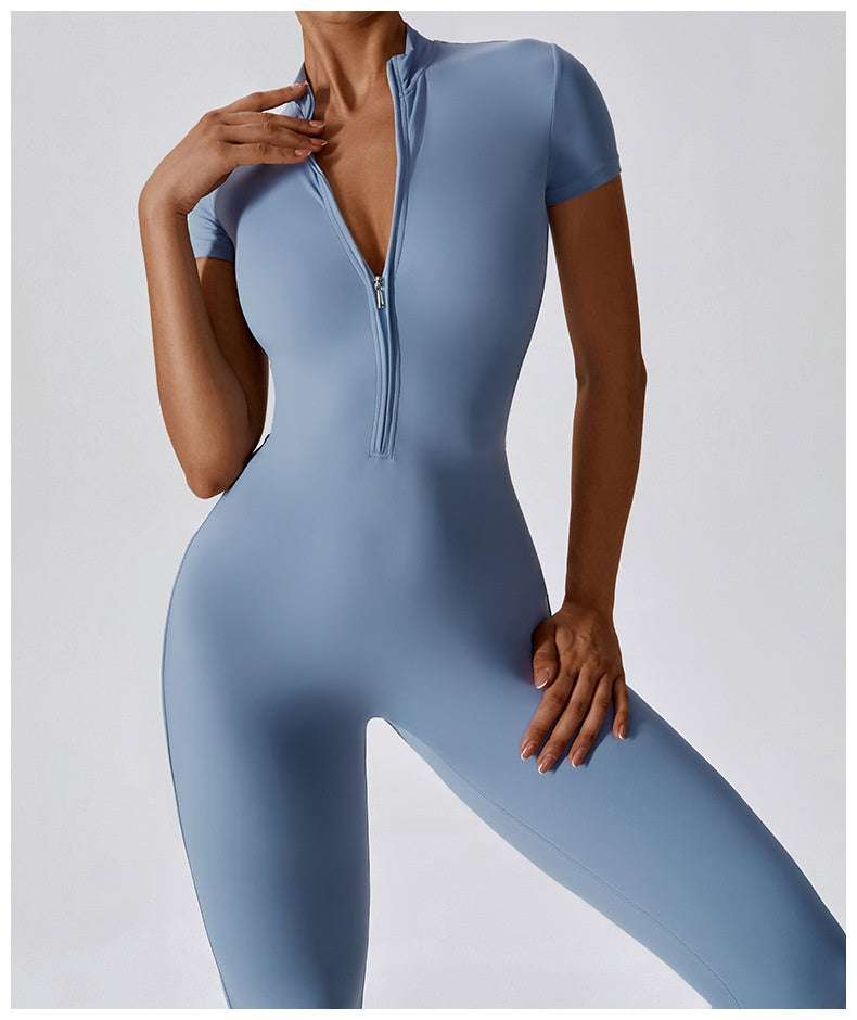 Super Sculpt Short Sleeve Jumpsuit (size down)