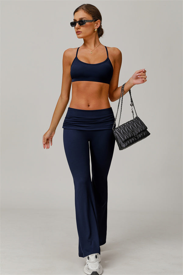 The Juno Star Sports Bra Flared Leggings 2-Piece Set