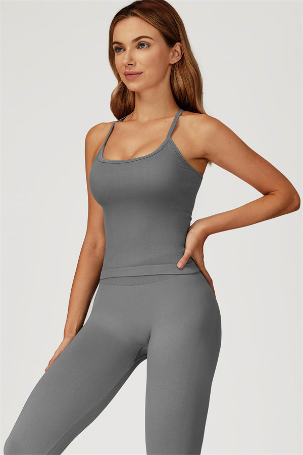 The Sculpt Crop Top Leggings 2-Piece Set