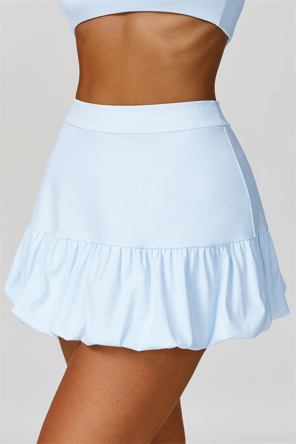 The Luster Sports Bra Tennis Skirt 2-Piece Set