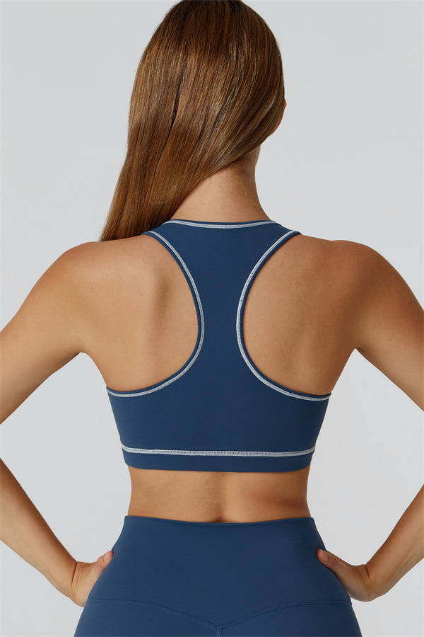 The Venus Zip Top Sports Bra Leggings 3-Piece Set