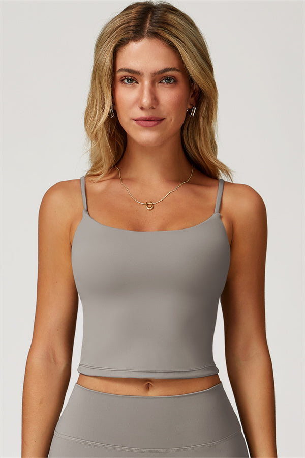 The Agile Crop Top Caramel