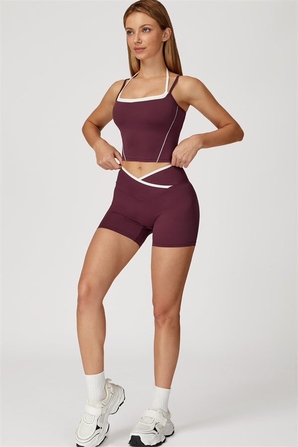 The Radiant Crop Top Shorts 2-Piece Set