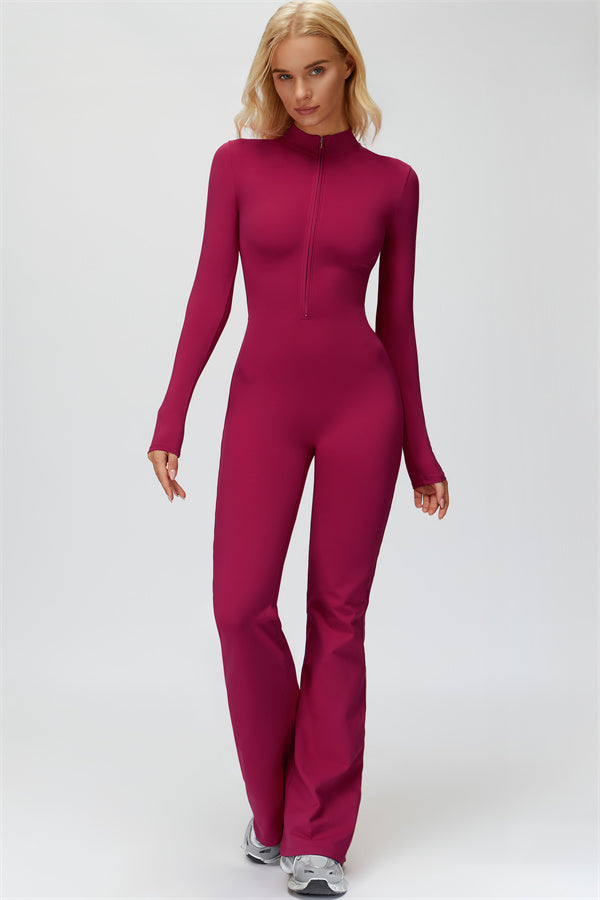 The LiftLine Jumpsuit Hibiscus