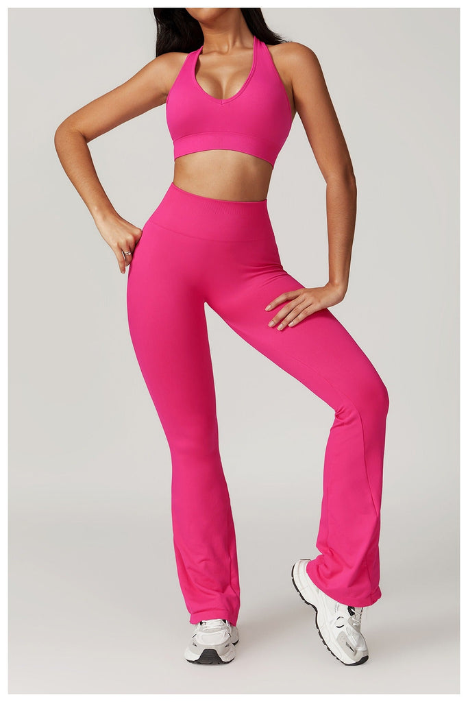 Avery Halter Top & Flared Set