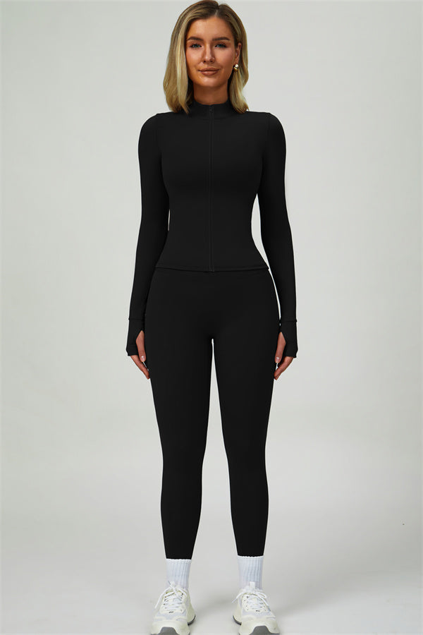 The Seraphine Jacket Sports Bra Leggings 3-Piece Set
