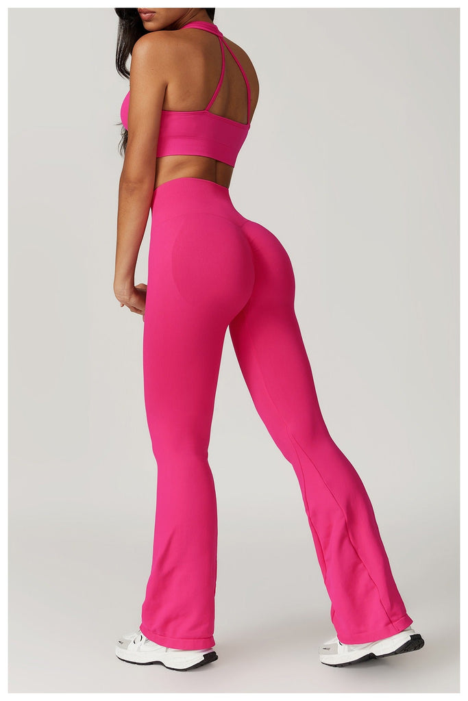 Avery Halter Top & Flared Set